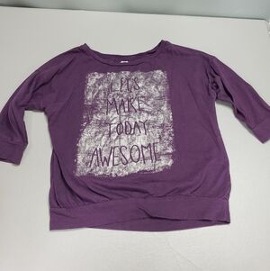 route 66 purple, sliver long sleeve M
